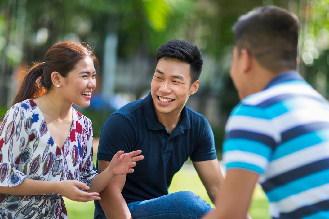 Family in Rizal Park